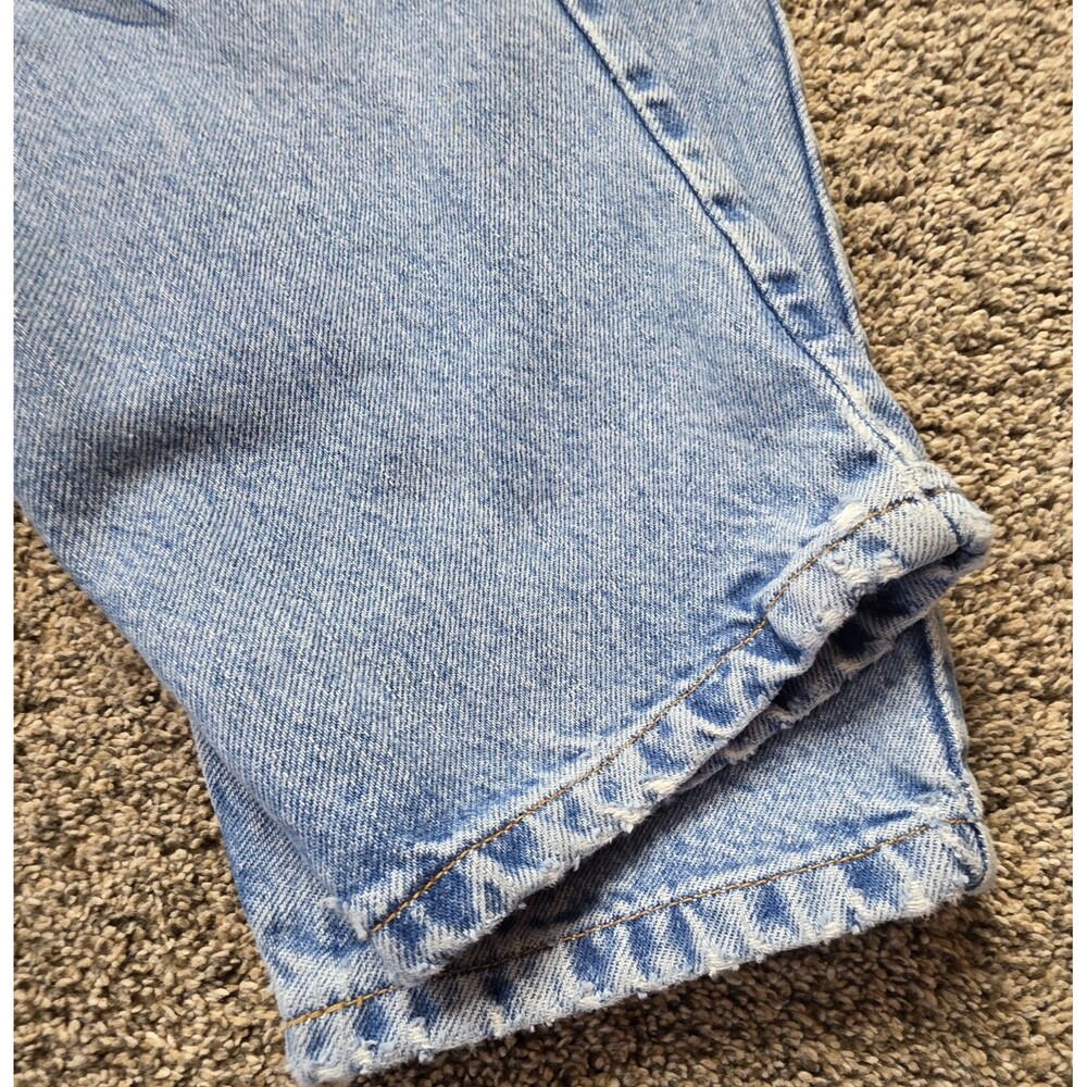 Vintage GAP Reverse Fit Jeans Size 10 Long Custom Stars Patriotic Flag America - Picture 3 of 11
